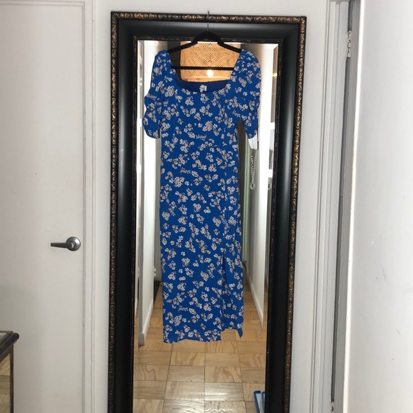 Heartloom blue Floral short sleeve dress - Picture 1 of 3
